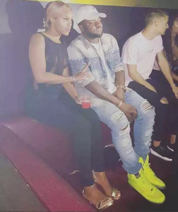 Photos: Skales Hangs Out With US Rapper, Eve